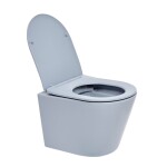 Wc s prkénkem softclose závěsné SAT Infinitio tmavě modrá mat zadní odpad SATINF010RREXPDBLM SATINF010RREXPDBLM