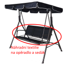 ROJA látka na sedák CONFORT černý