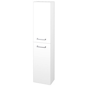 Dřevojas - Vysoká skříň DOOR SV1D2 35 - M01 Bílá mat / Úchytka T03 / M01 Bílá mat / Levé 205201C
