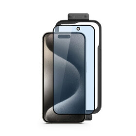 Epico 3D+ Glass Blue Light Protection Ochranné sklo pro Apple iPhone 15 Pro Max / s instalačním rámečkem (81412151900002)
