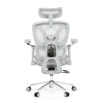 Kancelářská židle, synchronní mechanismus, šedá síťovina, KA-B2361 GREY