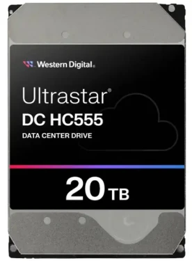 WD Ultrastar DC HC555 20TB / HDD / 3.5" SAS III / 7 200 RPM / 512MB cache / 5y / pro datová centra (0B47749)