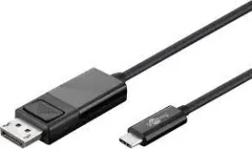 Goobay 79295 kabelový adaptér USB-C - DisplayPort (4k 60 Hz) 1.20 m černá (4040849792953)