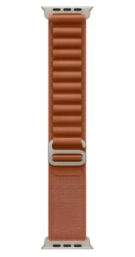 Apple Watch Alpine Loop terakotová vel. L / Řemínek / 44/45/46/49 mm / Přírodní titan (MFTD4ZM/A)