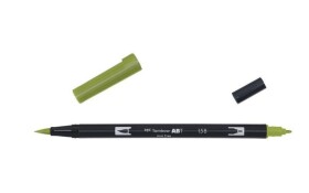 Tombow Oboustranný štětcový fix ABT - dark olive