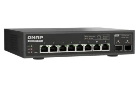 QNAP QSW-L3208-2C6T / Switch / 6x 10GbE RJ45 / 2x 10GbE SFP+/RJ45 combo / Lite Managed / řízený (QSW-L3208-2C6T)