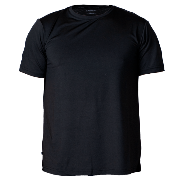 Běžecké tričko SALMING Essential Tee Black Velikost textilu: