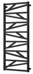 Instalprojekt - Koupelnový radiátor TRICK černá barva - Barva - Černá , Doporučená topná tyč (W) - 400, Rozměr A - 45, Rozměr C - 120, Skutečný rozměr radiátoru (v mm) - 430 x 1187 mm, Typ připojení - Klasické (na rozteč) RADTRK401231