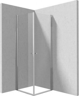 DEANTE - Sprchový kout Kerria Plus chrom, čtvercová, 90x90 cm KKN0W09W09