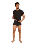 Pánské merino boxerky ICEBREAKER Mens 125 Cool-Lite Anatomica Trunks, Black velikost: L