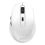 Marvo WM106W bílá / Bezdrátová optická myš / 1600 DPI / 2.4GHz USB přijímač / Bluetooth (WM106W WH)