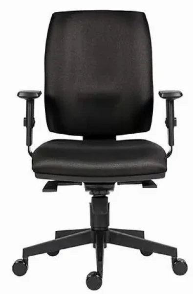 Powerton Hana černá / Kancelářské ergonomické křeslo / nosnost 120 kg (MKWPHAKDCBBA)