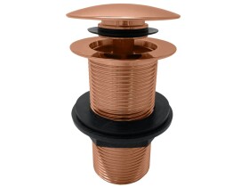 RAV Slezák - Výpusť umyvadlová CLICK-CLACK 5/4'' bez přepadu, Zlatá Růžová - kartáčovaná MD0798ZRK MD0798ZRK