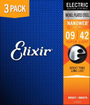 Elixir Nanoweb Super Light 3-pack