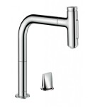HANSGROHE - M71 Dřezová baterie M7120-H200 s výsuvnou sprškou, 2-otvorová instalace, sBOX, chrom 73818000