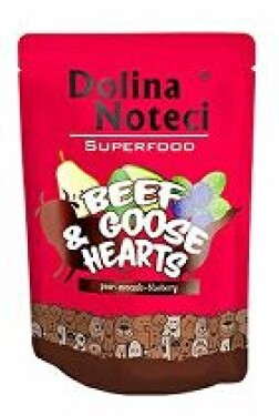 Dolina Noteci Dog kapsa SUPERFOOD hov/husí srdíčka300g