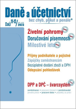 DaÚ 11-12/2023 Daně a účetnictví bez chyb, pokut a penále - Antonín Daněk