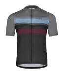 Pánský cyklistický dres LEADER, šedá/antracit (elastický materiál MicroCool, velikost 3XL)