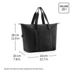 Cestovní víkendová taška Reisenthel Extralite Weekender M Mesh black