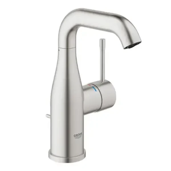 Grohe - Umyvadlová baterie s výpustí, supersteel (23462DC1)