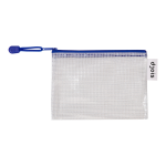 Djois obálka se zipem, A6, PVC síťovina, modrá, 8 ks