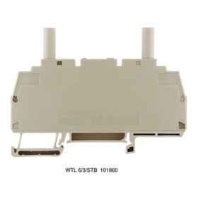 W-Series, Test-disconnect terminal, Rated cross-section: 6 mm&sup2;, Screw connection WTL 6/1 EN STB RT 1019710000 červená Weidmüller 50 ks
