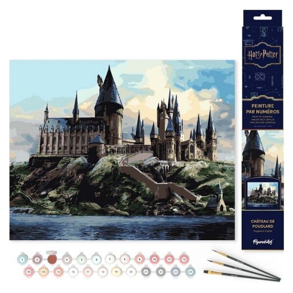 Malování podle čísel - Harry Potter - Bradavický hrad 40 x 50 cm bez rámu