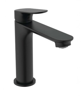 IDEAL STANDARD - Ceralife O Umyvadlová baterie s výpustí Click-Clack, BlueStart, matná černá BE100XG