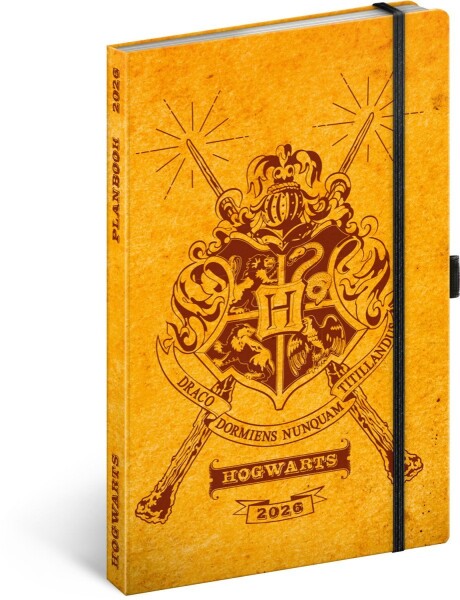 Diář/notes 2026: Planbook - Harry Potter/Bradavice, 13 x 21 cm