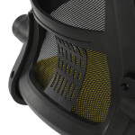 Dětská židle, houpací mechanismus, žlutá síťovina, KA-K2006 YEL