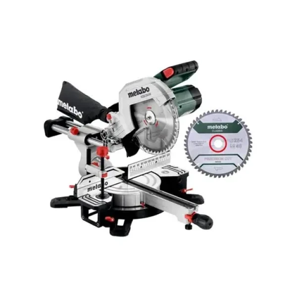 Metabo KGS 254 M Set / Pokosová pila s pojezdem / 1450W / Průměr 254 mm / 4500 ot-min (613254900)