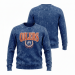 New Era Pánská mikina Edmonton Oilers NHL US Edit Crewneck Velikost: L