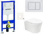 Závěsný WC set Geberit do lehkých stěn / předstěnová SAT BREVIS SIKOGESBRTORD30 SIKOGESBRTORD30