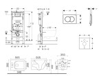GEBERIT - Duofix Set předstěnové instalace, klozetu Arkas I a sedátka softclose, tlačítko Delta01, matný chrom SANI11CA1139B