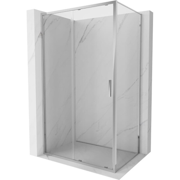 MEXEN/S - Exo sprchový kout, posuvné dveře 105 x 80, transparent, chrom 8151-105-080-01-00