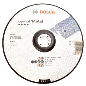 BOSCH 2608600226 / Řezací kotouč na kov / Průměr 230 x 22.23 mm / Šířka řezu 3 mm (2608600226)