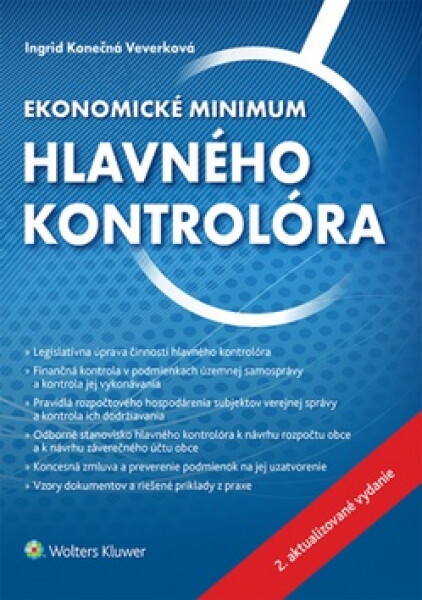 Ekonomické minimum hlavného kontrolóra - Ingrid Konečná Veverková
