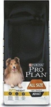 Purina Pro Plan All Sizes Adult Ligh & Sterilised Optiweight s kuřetem 14 kg