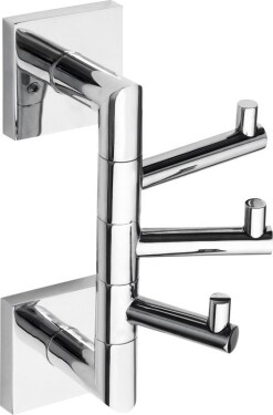 SAPHO - X-SQUARE trojháček otočný, chrom XQ204