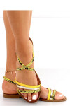 Dámské sandály PM2826 - Sweet Shoes Velikost: 39, Barvy: Žlutá