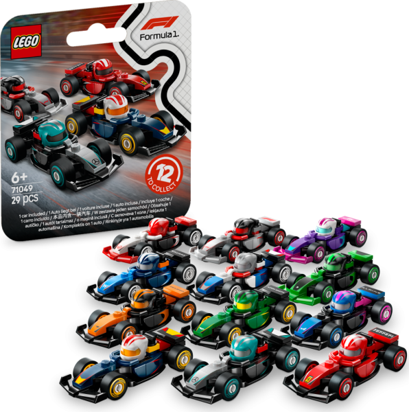 LEGO® Iconic 71049 Sběratelská závodní auta F1® - LEGO® Minifigures