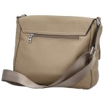 Stylová dámská koženková crossbody kabelka Katerina, béžová