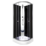 KERRA - Sprchový kout Evora 90 (černý) 5907548118837