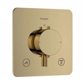 HANSGROHE - Ecostat Comfort Q Termostatická baterie pod omítku, pro 2 spotřebiče, leštěný vzhled zlata 33713990