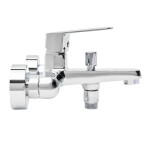 Vanová baterie SAT Feel bez sprchového setu 150 mm chrom SATBSFEEL222 SATBSFEEL222