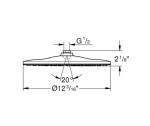GROHE - Rainshower Hlavová sprcha 310 Mono, 1 proud, chrom 26569000