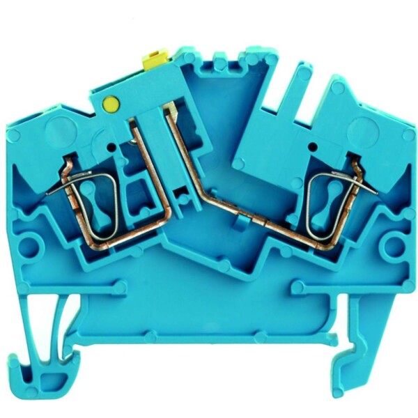 Weidmüller 1779120000 zkušební oddělovací řadová svorka pružinová svorka modrá 100 ks