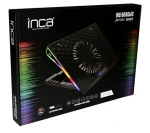 INCA INC-608GMS černá / Chladicí podstavec pro notebook / 1x ventilátor 185mm / RGB podsvícení / 800RPM / 2x USB (INC-608GMS)
