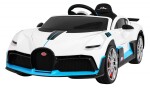 Mamido Dětské elektrické autíčko Bugatti Divo bílé