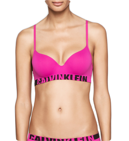 Podprsenka Seamless QF1631E-1KI fuchsiová - Calvin Klein fuchsia 80B